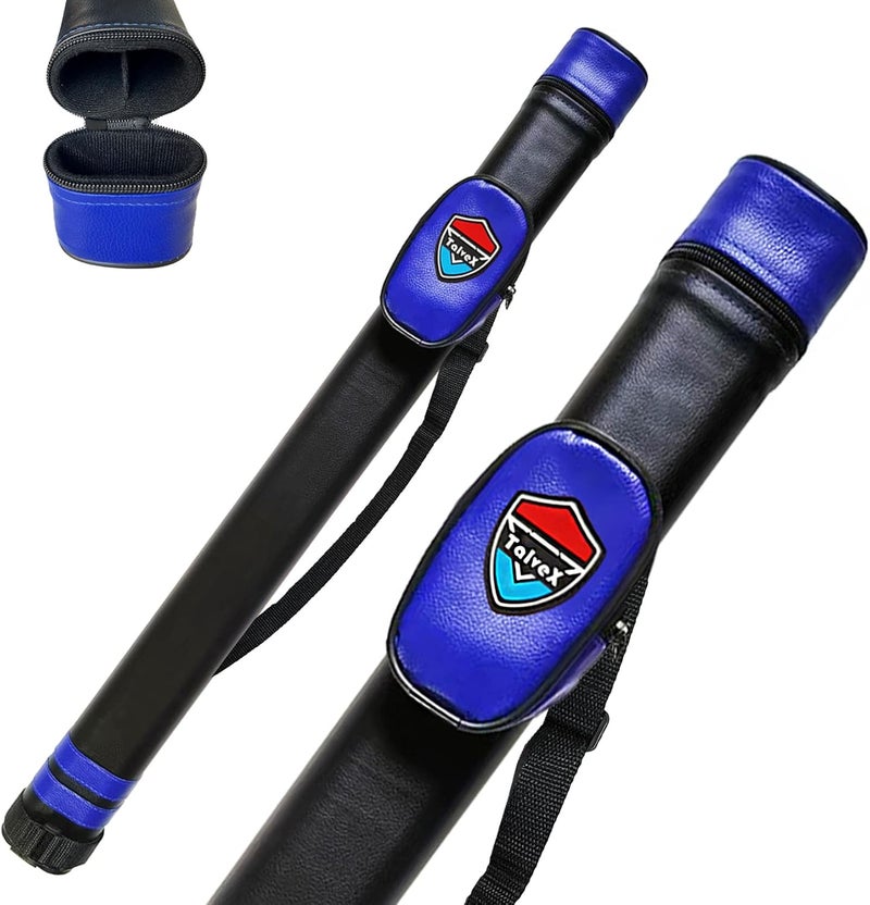 TalveX 1x1 Hard cue case Pool Cue Billiard Stick Carrying Case(Holds 1 Butt/1 Shaft) - Image 1